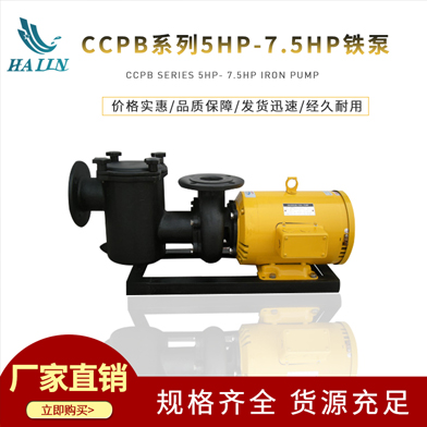 溫泉泳池循環水處理設備：CCPB系列5HP-7.5HP鐵泵